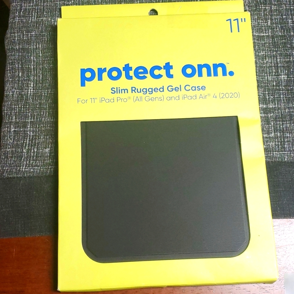Protect Onn 11 inch iPad Pro (All Gens) and iPad Air 4 Slim Rugged Gel Case